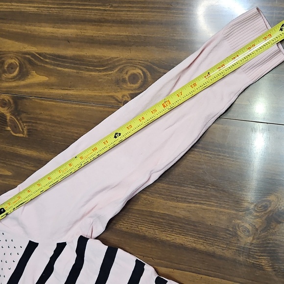 Pink and Black Striped Women's Sweater - Picture 7 of 10